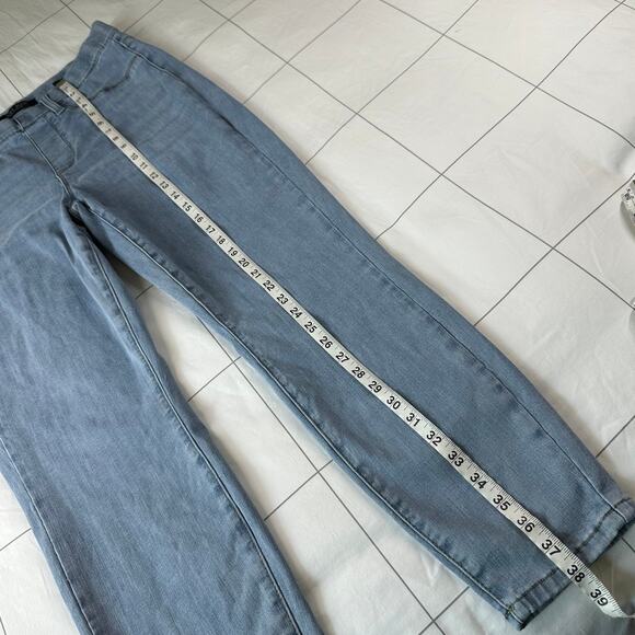 Judy Blue Jeggings Womens 14W Blue Lincoln Mid Rise Pull On Skinny Fit Denim - Picture 11 of 12